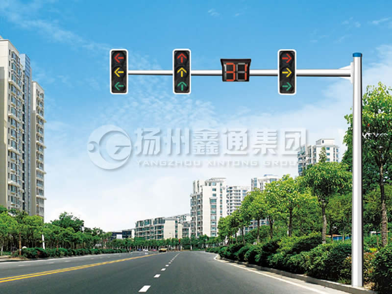 XHDG-007，八棱懸臂信號(hào)燈桿