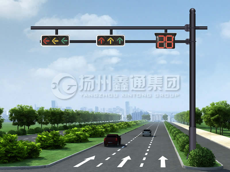 XHDG-061，F(xiàn)型信號(hào)燈桿，晉中信號(hào)燈桿